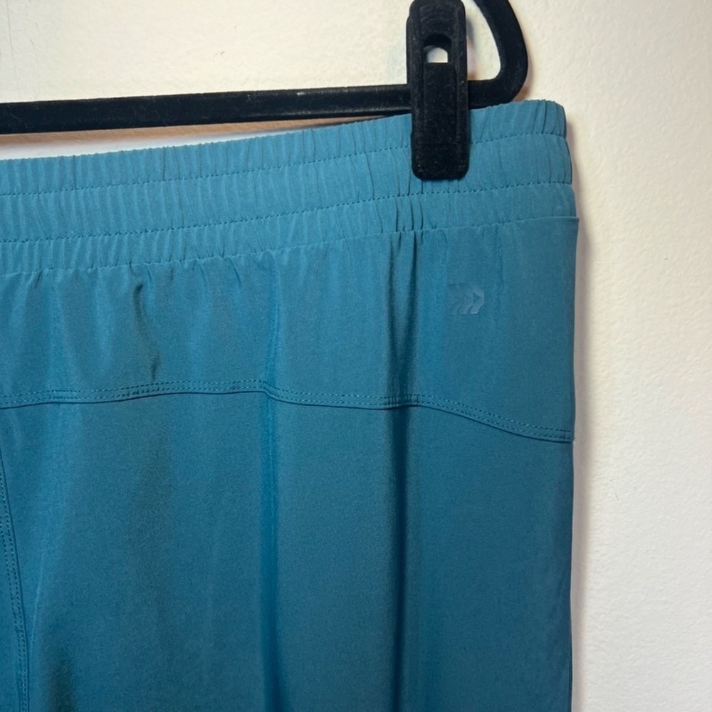All in Motion Athletic Pants Teal Pocket Drawstring Taper Lightweight Workout XL - Picture 9 of 13